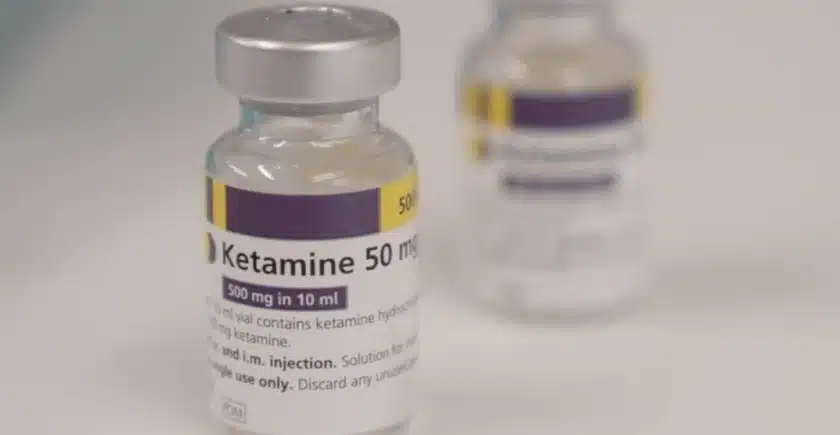 Empty Ketamine bottle